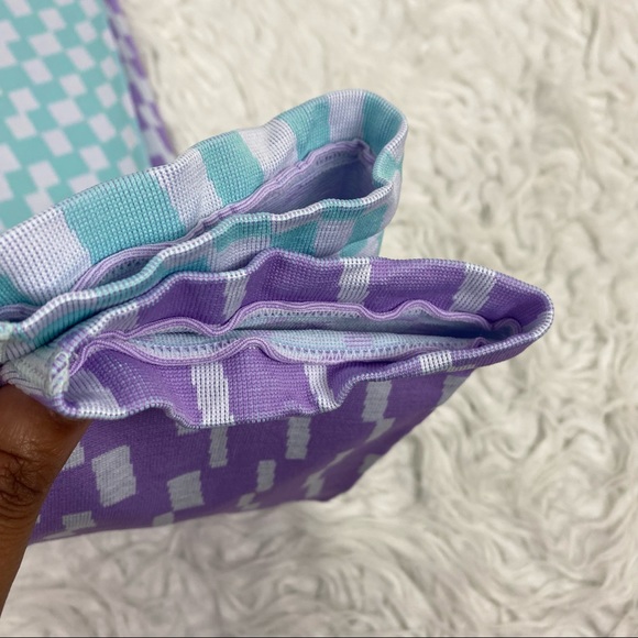 Fabletics High-Waisted Seamless Checkered 7/8 leggings size XL - Picture 6 of 6